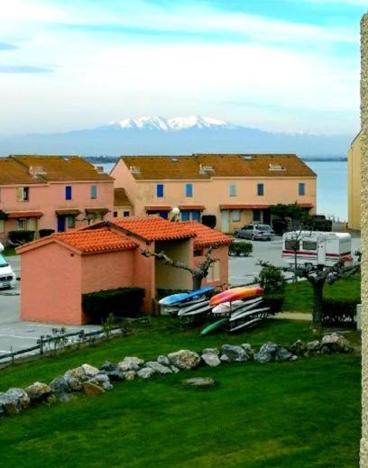 לה ברקרה Appartement Tout Confort A Cap Coudalere Avec Vue Magnifique Sur Le Canigou Au Bord Du Lac - Check In Automatise - Parking Gratuit - Aire De Jeux D'Enfants - מראה חיצוני תמונה